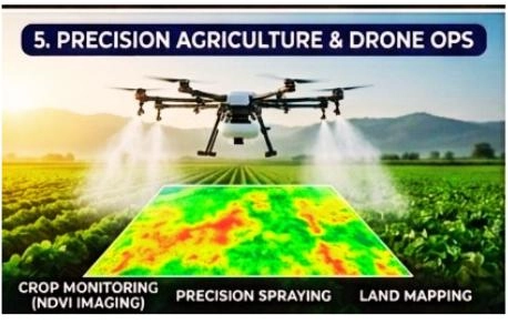 Precision agriculture and drone operations